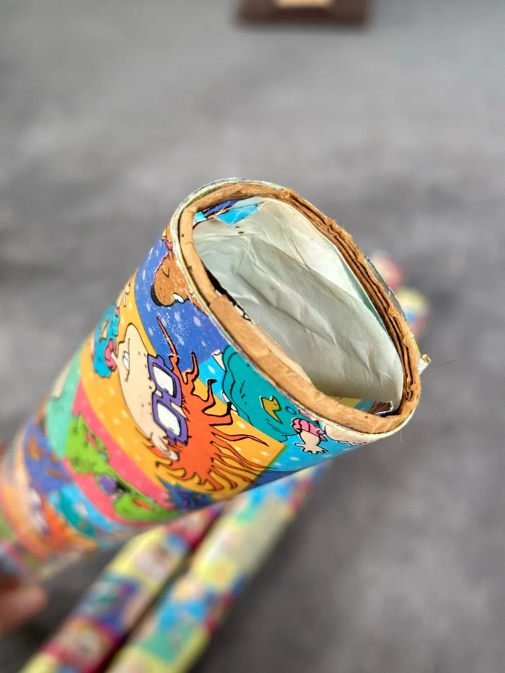 3 Rolls 1997 Nickelodeon American Greetings Rugrats Gift Wrapping Paper Prop Y2K